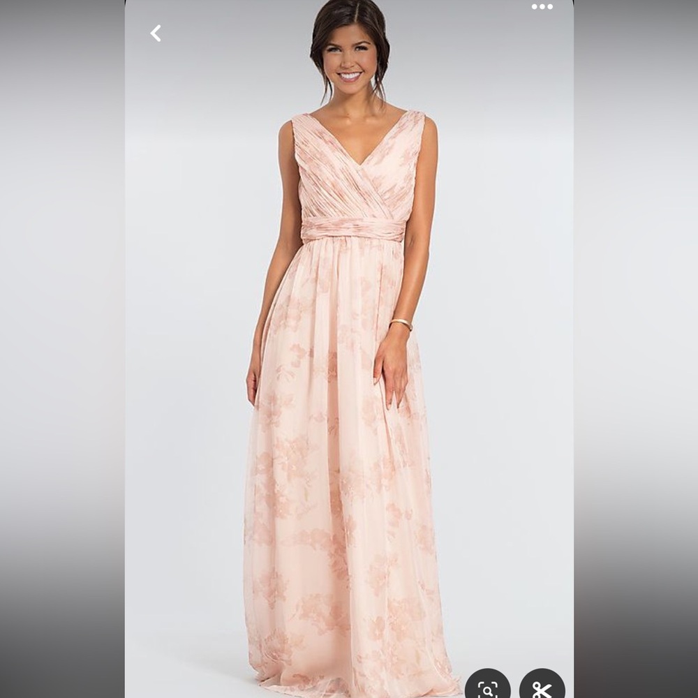 Kleinfeld Blush Floral Ivy & Aster Bridesmaid Dress Hannah
